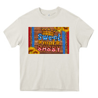 Cream usa sweet and sassy skinny metal can holder Heavy Core Tee - HRA Design Shop