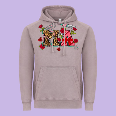 Valentines Day Ma Vintage Hoodie Designed By Nancycooperartshop