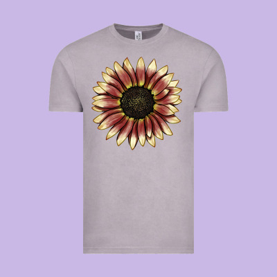 Strawberry Blonde Sunflower Vintage Tee Designed By Lillyallendesigns