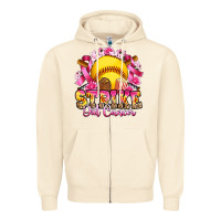 Sandshell strike out cancer softball Zipper Hoodie - Artiststas