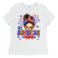 White All American nana Ladies Tee - Neo Western