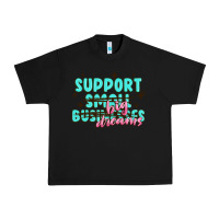 Black support small businesses big dreams Urban Heavy Tee - MaliasSmallBusiness