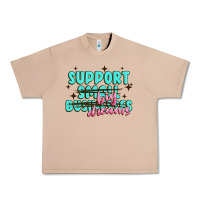 Burro support small businesses big dreams Urban Heavy Tee - MaliasSmallBusiness