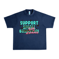 Navy support small businesses big dreams Urban Heavy Tee - MaliasSmallBusiness