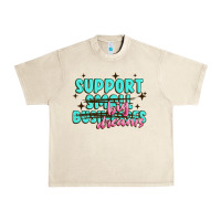 Sandshell support small businesses big dreams Urban Heavy Tee - MaliasSmallBusiness