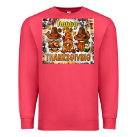 Cardinal Happy Thanksgiving gnomes Premium Sweatshirt - NancyCooperArtShop