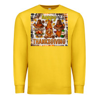 Lemon Happy Thanksgiving gnomes Premium Sweatshirt - NancyCooperArtShop