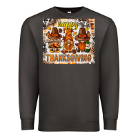 Smoke Happy Thanksgiving gnomes Premium Sweatshirt - NancyCooperArtShop