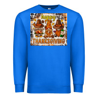 True Royal Happy Thanksgiving gnomes Premium Sweatshirt - NancyCooperArtShop