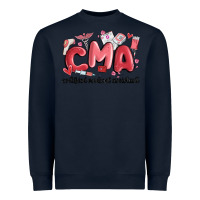 Navy valentines day cma Heavyweight Sweatshirt - MaliasSmallBusiness