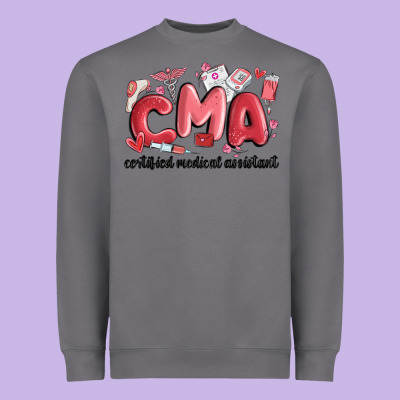 Valentines Day Cma Heavyweight Sweatshirt Designed By Maliassmallbusiness
