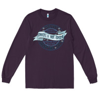 Plum frostys snowflake cafe Long Sleeve Tee - MaliasSmallBusiness