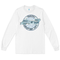 White frostys snowflake cafe Long Sleeve Tee - MaliasSmallBusiness