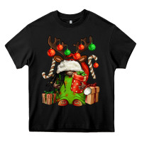 Black christmas afro gnomes Heavy Core Tee - FaDigitalArtStudio