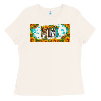 Bone mini sunflower libbey cup Ladies Tee - HRA Design Shop