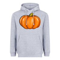 Heather Grey pumpkin Heavyweight Hoodie - texasbilliewilder