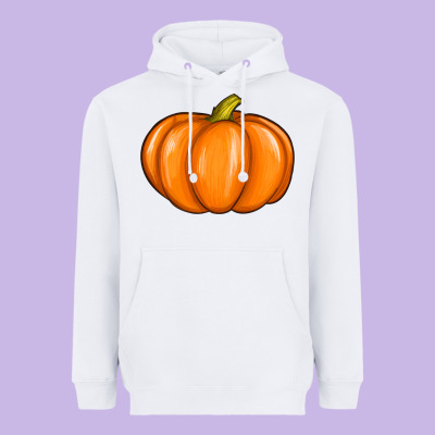 Pumpkin Heavyweight Hoodie Designed By Texasbilliewilder