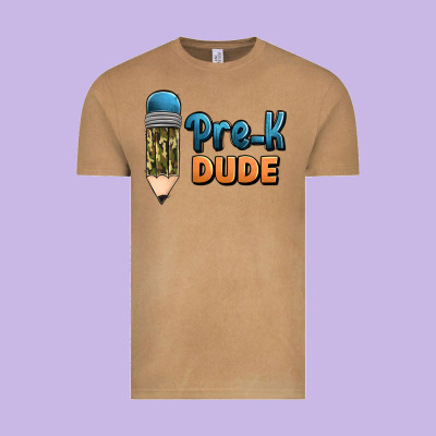 Pre K Dude Vintage Tee Designed By Jasminsmagicworld