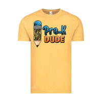 Vintage Mustard pre k dude Vintage Tee - Jasminsmagicworld