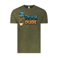 Vintage Olive pre k dude Vintage Tee - Jasminsmagicworld