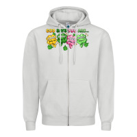 Dove Grey st. patrick's day god says you are Zipper Hoodie - Artiststas