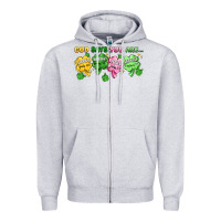 Heather Grey st. patrick's day god says you are Zipper Hoodie - Artiststas