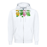 White st. patrick's day god says you are Zipper Hoodie - Artiststas