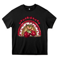 Black cherry rainbow Heavy Core Tee - BarkalooDesign