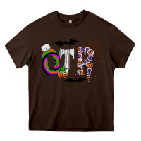 Chocolate Brown otr Heavy Core Tee - CowhideDigitalArt