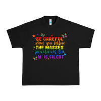 Black be careful when you follow the masses sometimes th Urban Heavy Tee - MaliasSmallBusiness