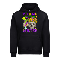 Black Skull pour me something mister Urban Hoodie - FaDigitalArtStudio