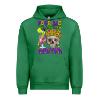 Emerald Skull pour me something mister Urban Hoodie - FaDigitalArtStudio