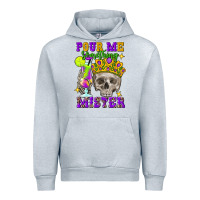 Heather Grey Skull pour me something mister Urban Hoodie - FaDigitalArtStudio