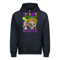 Navy Skull pour me something mister Urban Hoodie - FaDigitalArtStudio