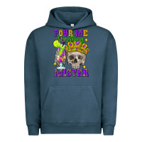 Pigment Midnight Navy Skull pour me something mister Urban Hoodie - FaDigitalArtStudio