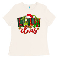 Bone Christmas lala claus Ladies Tee - FaDigitalArtStudio