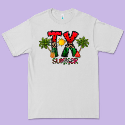Texas Summer Premium Tee Designed By Cowhidedigitalart