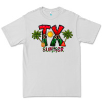 Dove Grey texas summer Premium Tee - CowhideDigitalArt