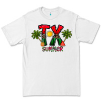 White texas summer Premium Tee - CowhideDigitalArt