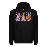 Black Easter gnomies Easter Day Premium Hoodie - HowdyJamesFarm