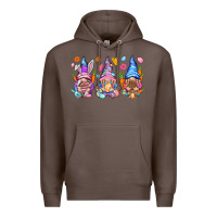Coffee Easter gnomies Easter Day Premium Hoodie - HowdyJamesFarm