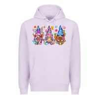 Lilac Easter gnomies Easter Day Premium Hoodie - HowdyJamesFarm