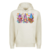 Oatmeal Heather Easter gnomies Easter Day Premium Hoodie - HowdyJamesFarm