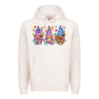 Pale Pink Easter gnomies Easter Day Premium Hoodie - HowdyJamesFarm