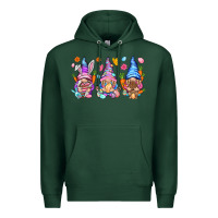 Sports Green Easter gnomies Easter Day Premium Hoodie - HowdyJamesFarm