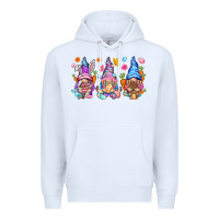 White Easter gnomies Easter Day Premium Hoodie - HowdyJamesFarm