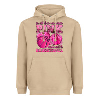 Mushroom In October We Wear Pink and Watch Basketball Heavyweight Hoodie - texasbilliewilder
