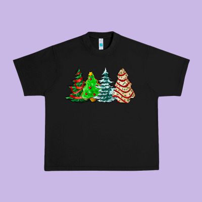 Christmas Tree Cakes And Christmas Trees  Ado Urban Heavy Tee Designed By Adodesignshop