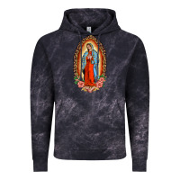 Cloud Black our lady of guadalupe leopard and roses Vintage Hoodie - BarkalooDesign