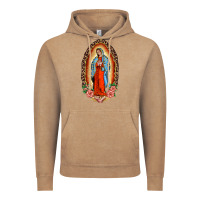 Vintage Coffee our lady of guadalupe leopard and roses Vintage Hoodie - BarkalooDesign